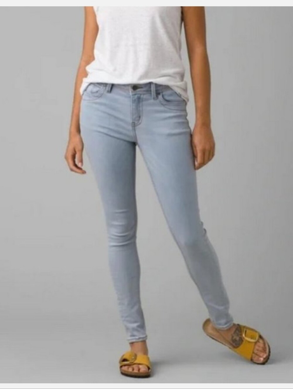 Prana Londo Jean: Light Wash Women's Skinny Jeans